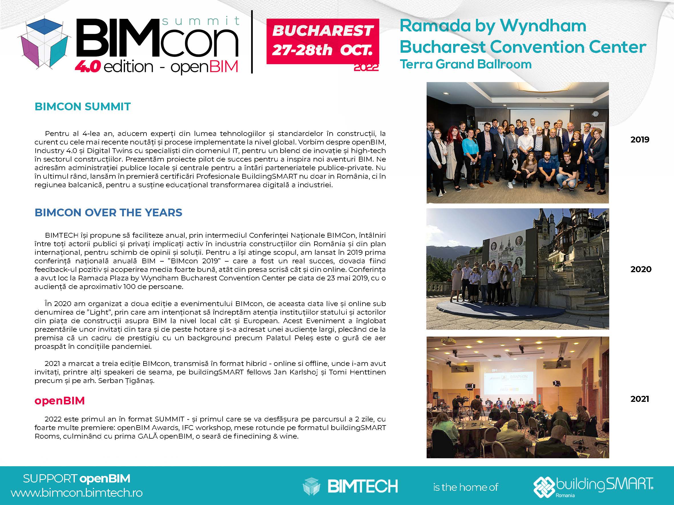 BIMcon 2022 — „BIMcon over the years