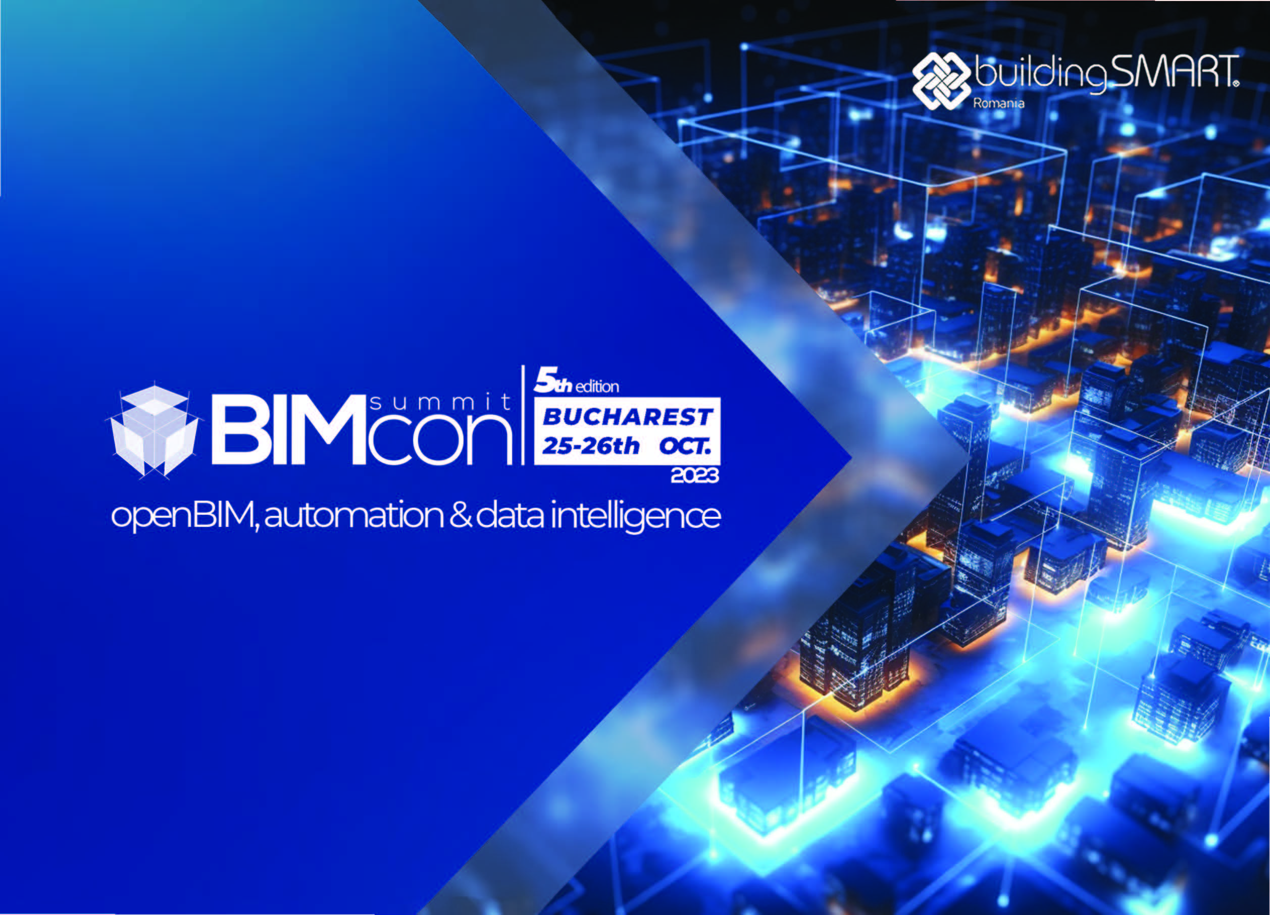 BIMcon 2023 — Coperta broșurii (pag. 1)